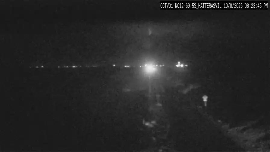 NCDOT camera on Highway 12 near Hatteras village